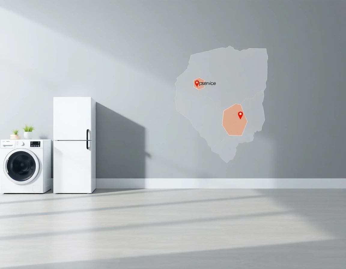 Appliance Service Areas Map